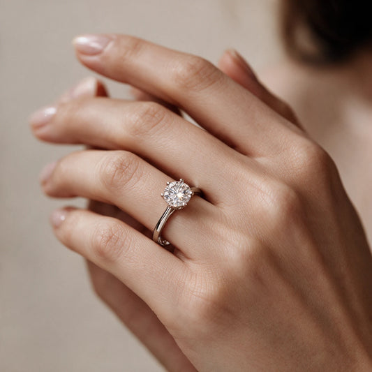 Six-Prong Solitaire Ring