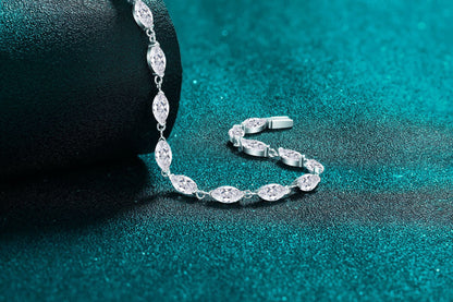 Marquise Link Tennis Bracelet