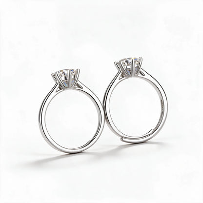 Six-Prong Solitaire Ring