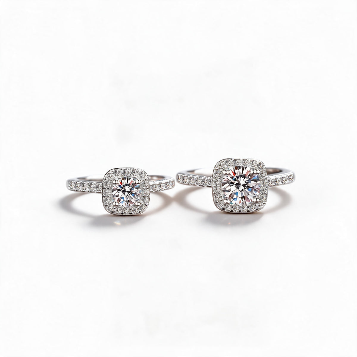 Cushion Halo Ring