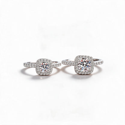 Cushion Halo Ring