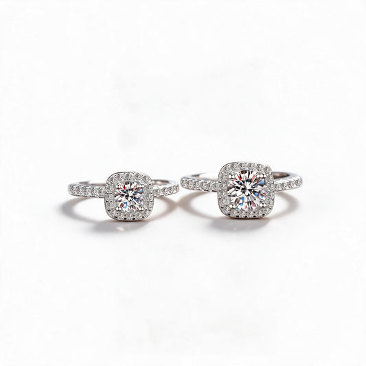 Cushion Halo Ring
