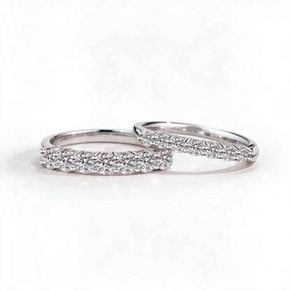 Seven-Stone Half Eternity Ring