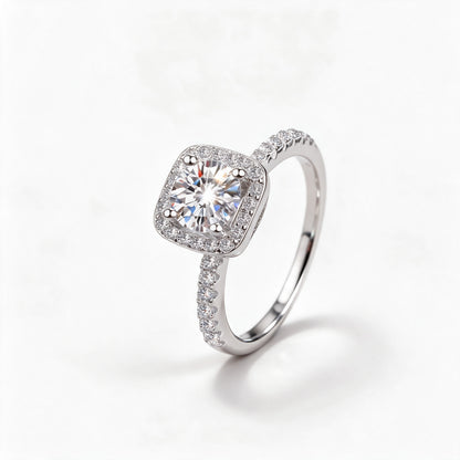 Cushion Halo Ring