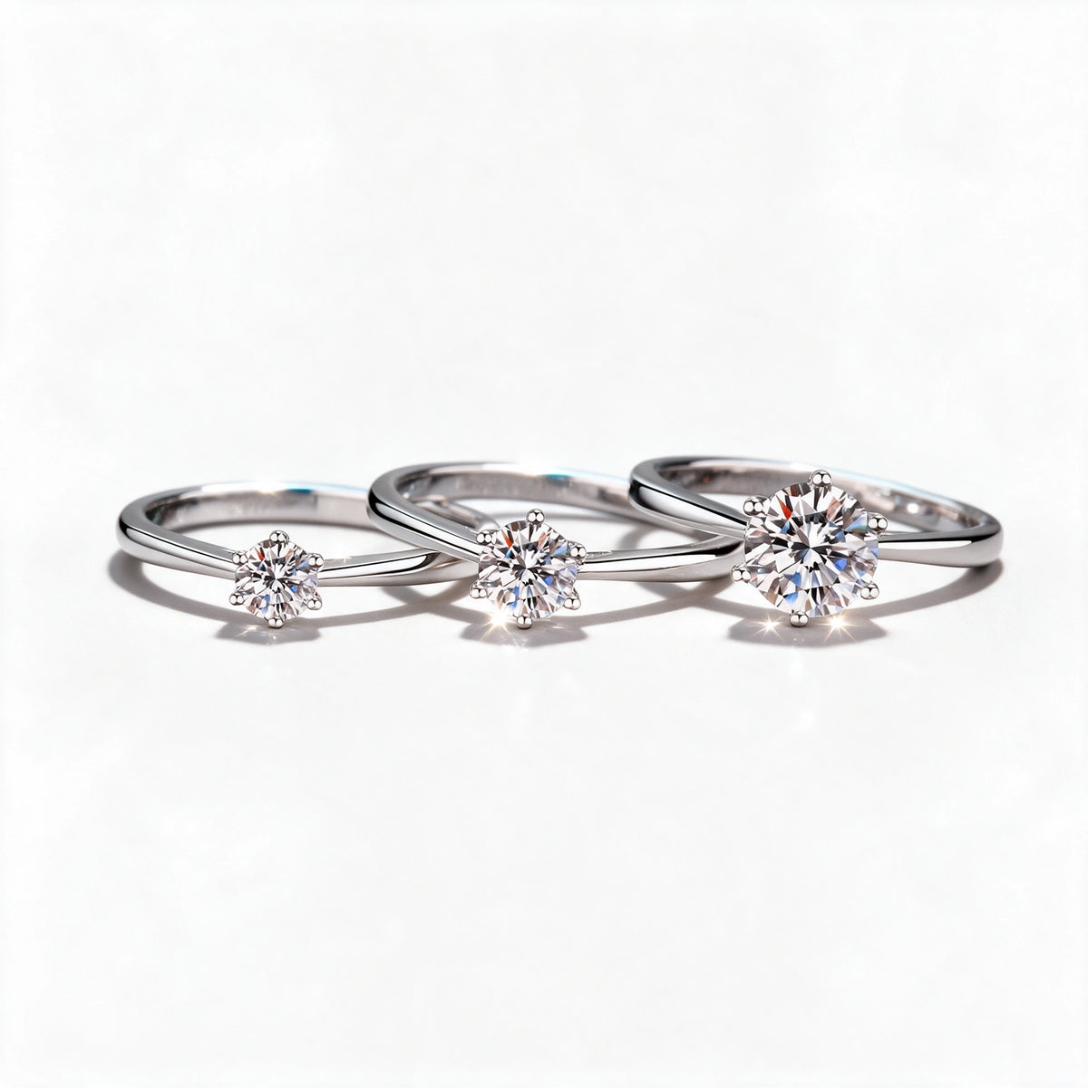 Six-Prong Solitaire Ring